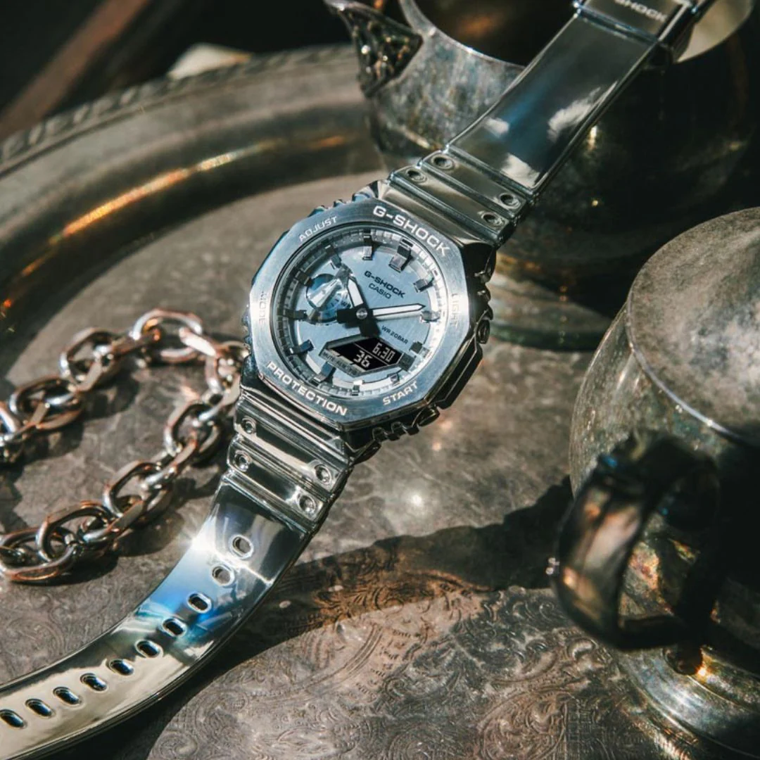 Casio Fine Metallic GM-2100YM-8AER rannekello - Image 7