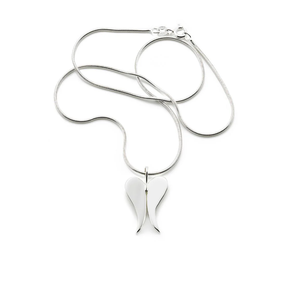 Efva Attling Angel riipus, hopeaa - Image 3