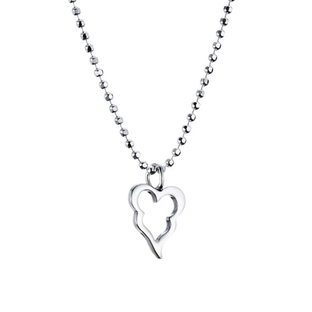 Efva Attling Little crazy heart riipus, hopeaa