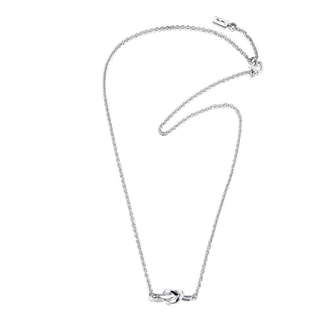 Efva Attling Love knot kaulakoru, hopeaa - Image 2