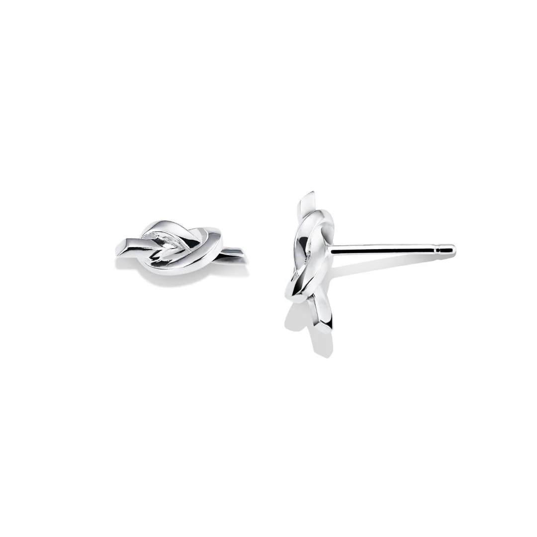 Efva Attling Love knot korvakorut, hopeaa - Image 2