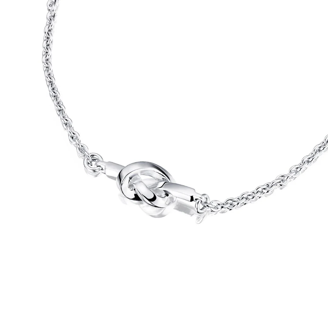 Efva Attling Love knot rannekoru, hopeaa - Image 2