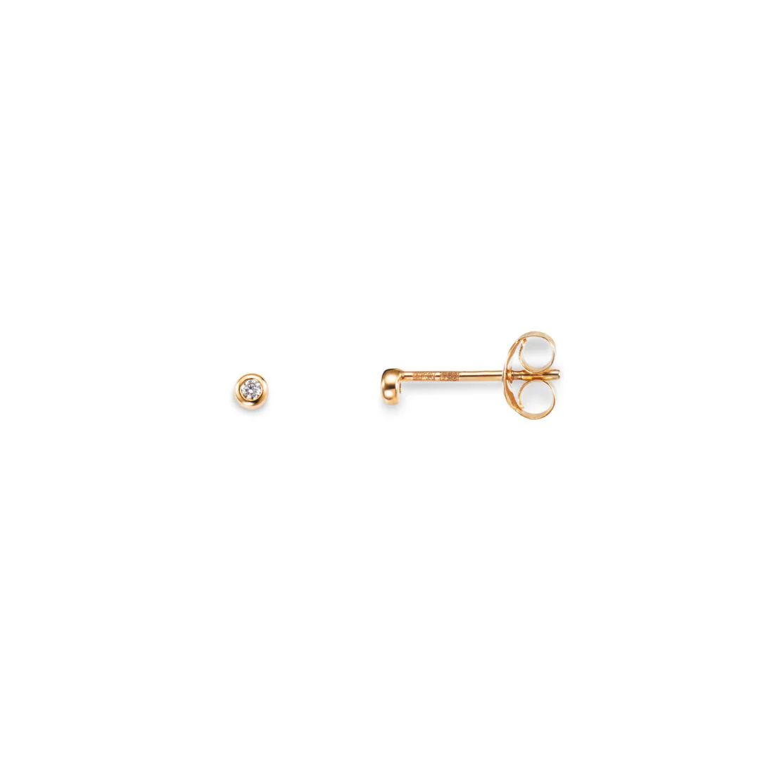 Efva Attling My first diamond studs korvakorut, keltakultaa timanteilla - Image 2