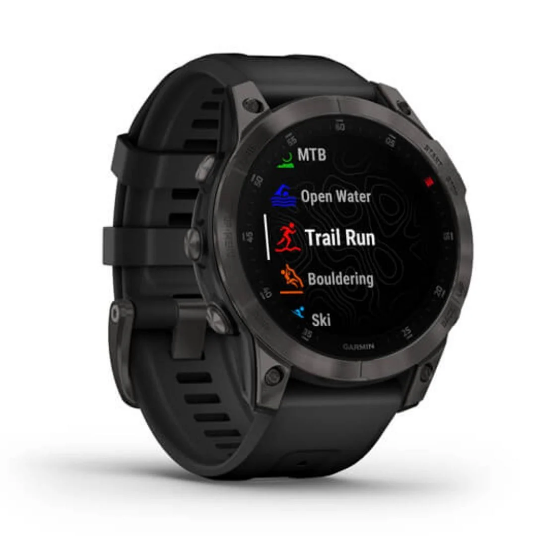 Garmin Epix Gen 2 Sapphire musta titaani, Amoled GPS-älykello 010-02582-11 - Image 3