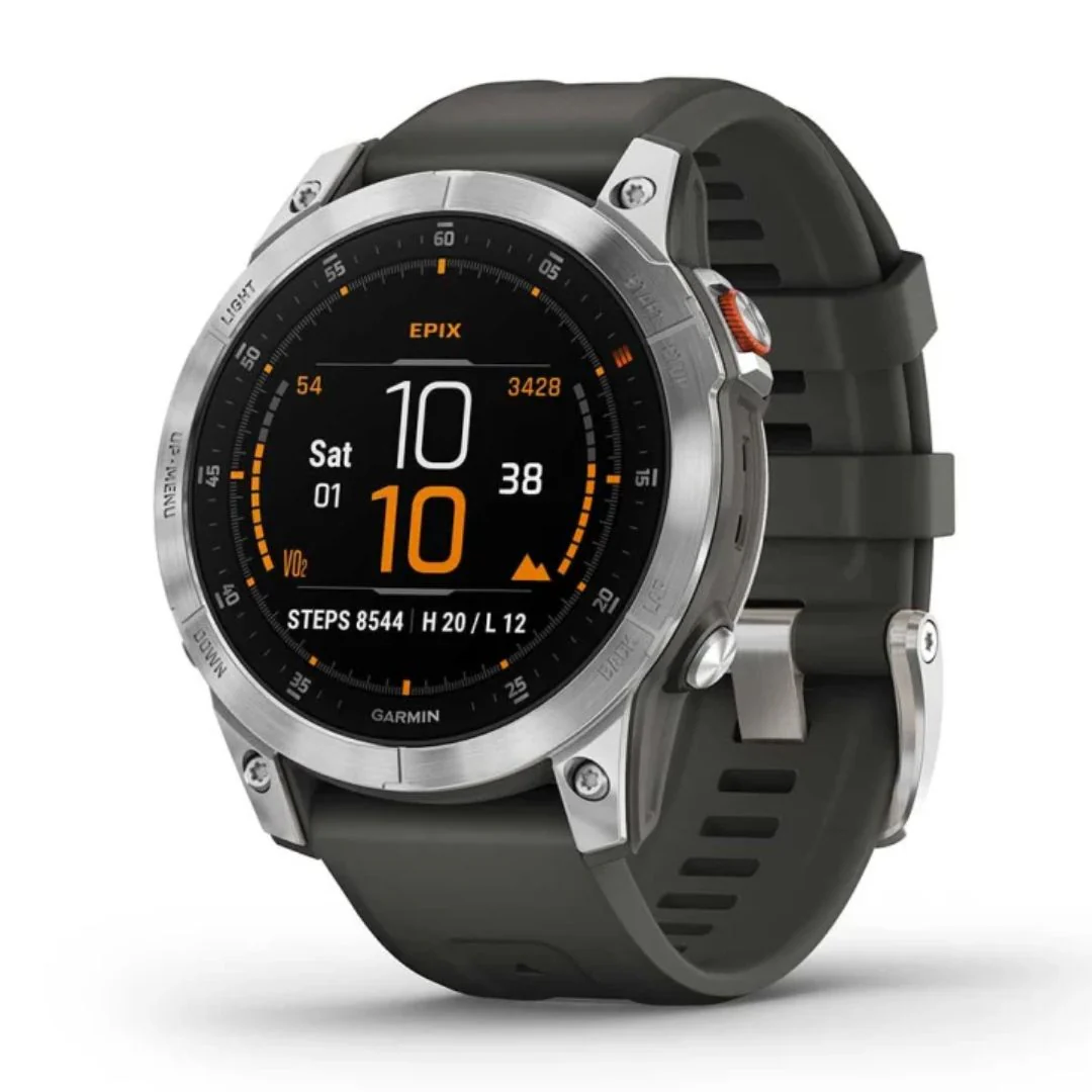 Garmin Epix Gen 2 tummanharmaa ja teräs, Amoled GPS-älykello 010-02582-01