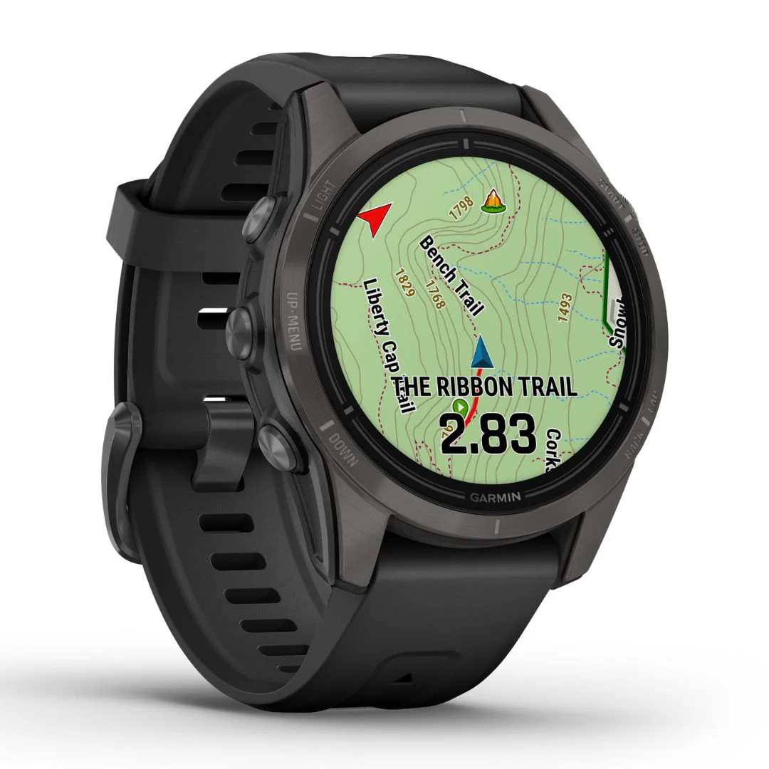 Garmin Epix Pro Gen 2 Sapphire, 42 mm, hiilenharmaa DLC-titaani ja musta ranneke, AMOLED GPS-älykello 010-02802-15 - Image 3