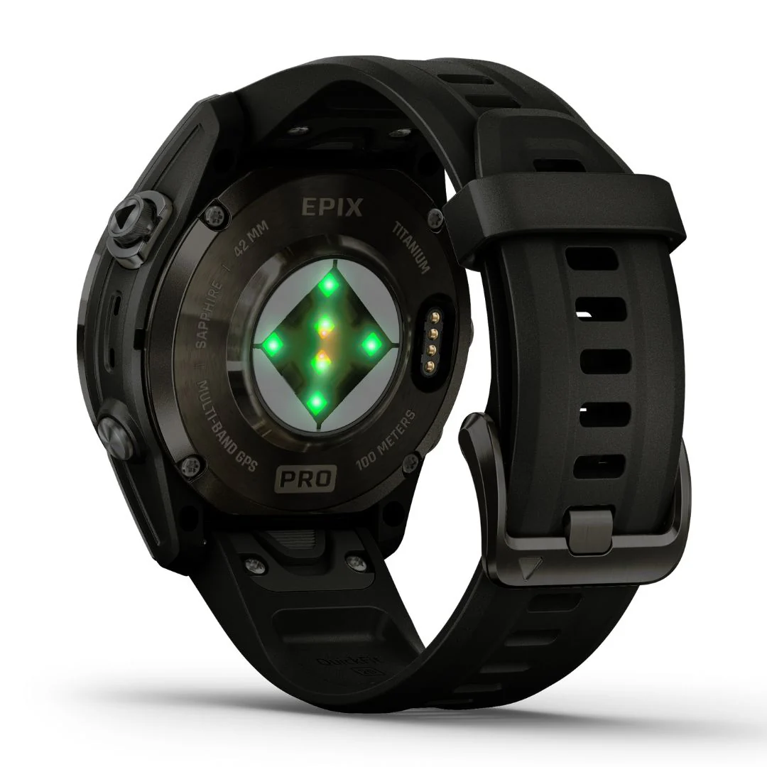 Garmin Epix Pro Gen 2 Sapphire, 42 mm, hiilenharmaa DLC-titaani ja musta ranneke, AMOLED GPS-älykello 010-02802-15 - Image 5