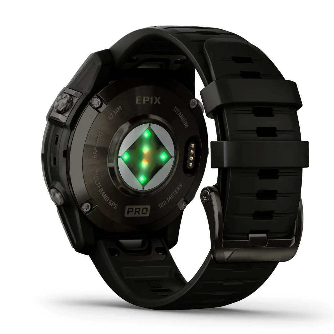 Garmin Epix Pro Gen 2 Sapphire, 47 mm, hiilenharmaa DLC-titaani ja musta ranneke, AMOLED GPS-älykello 010-02803-11 - Image 5