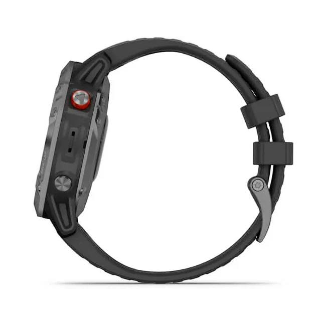 Garmin Fenix 6 Pro Solar Edition 47 mm harmaa ja musta hihna, monilajiälykello 010-02410-15 - Image 10