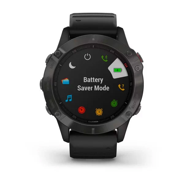 Garmin Fenix 6 Sapphire 47 mm hiilenharmaa, monilajiälykello 010-02158-11 - Image 5
