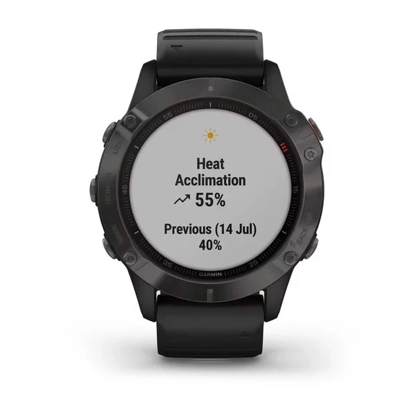 Garmin Fenix 6 Sapphire 47 mm hiilenharmaa, monilajiälykello 010-02158-11 - Image 6