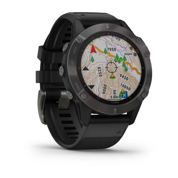 Garmin Fenix 6 Sapphire 47 mm hiilenharmaa, monilajiälykello 010-02158-11 - Image 8