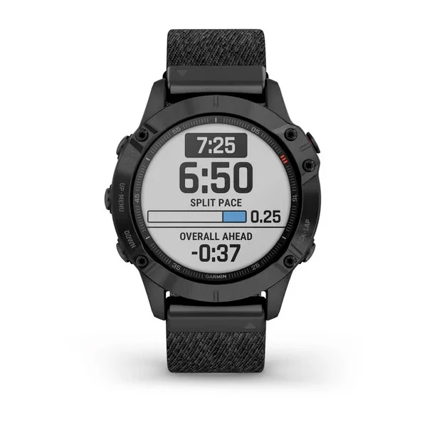Garmin Fenix 6 Sapphire 47 mm meleerattu musta, monilajiälykello 010-02158-17 - Image 6