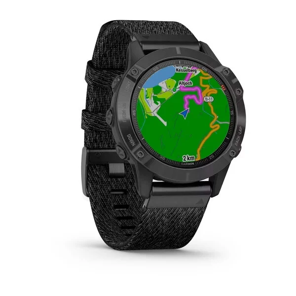 Garmin Fenix 6 Sapphire 47 mm meleerattu musta, monilajiälykello 010-02158-17 - Image 8