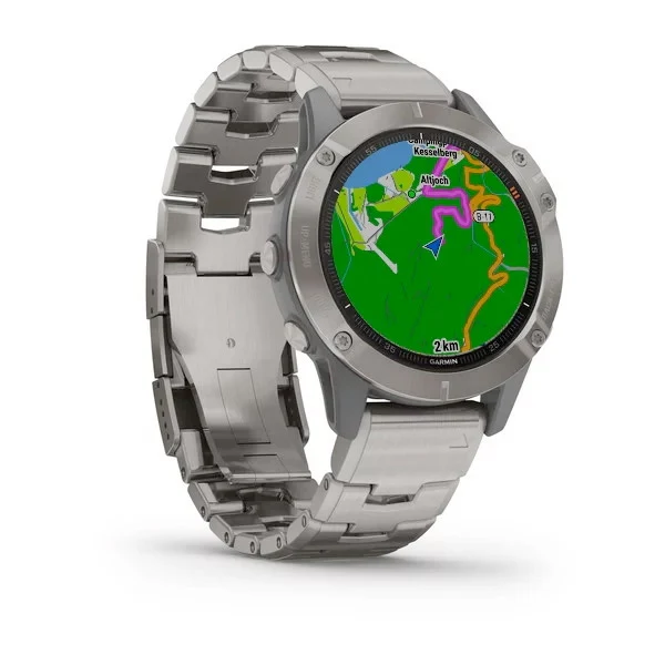 Garmin Fenix 6 Sapphire 47 mm titaani, monilajiälykello 010-02158-23 - Image 5