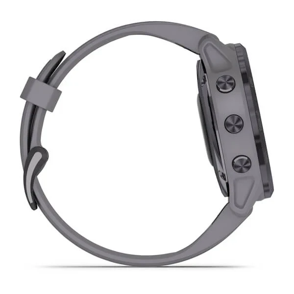Garmin Fenix 6S Pro Solar 42 mm ametisti ja harmaa silikonihihna, monilajiälykello 010-02409-15 - Image 5