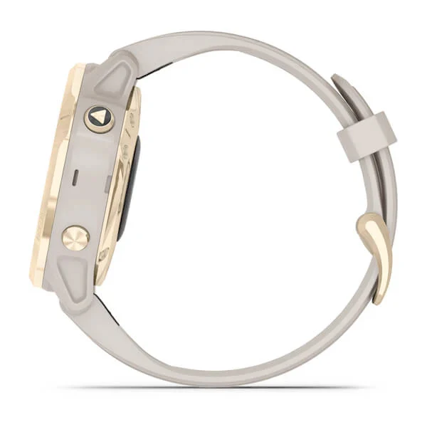 Garmin Fenix 6S Pro Solar 42 mm vaalea kulta ja vaalea hiekanvärinen hihna, monilajiälykello 010-02409-11 - Image 10