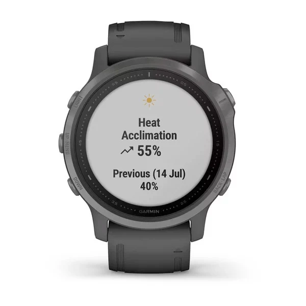 Garmin Fenix 6S Sapphire 42 mm hiilenharmaa, monilajiälykello 010-02159-25 - Image 9