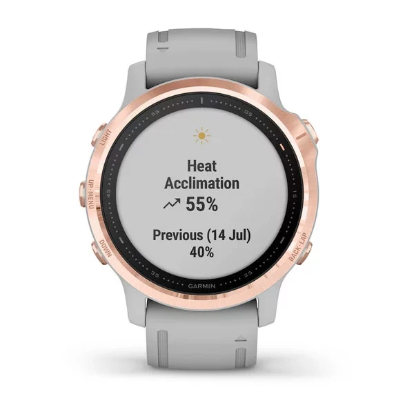 Garmin Fenix 6S Sapphire 42 mm ruusukulta, monilajiälykello 010-02159-21 - Image 6