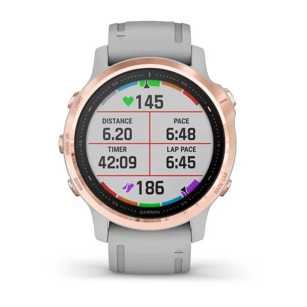 Garmin Fenix 6S Sapphire 42 mm ruusukulta, monilajiälykello 010-02159-21 - Image 8