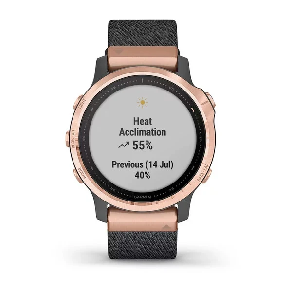 Garmin Fenix 6S Sapphire 42 mm ruusukulta, monilajiälykello 010-02159-37 - Image 5