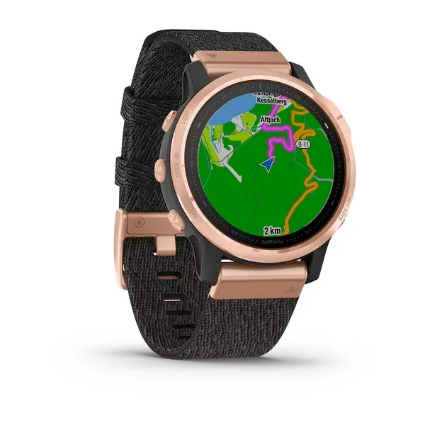 Garmin Fenix 6S Sapphire 42 mm ruusukulta, monilajiälykello 010-02159-37 - Image 6