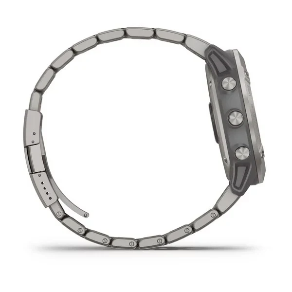 Garmin Fenix 6X Pro Solar 51 mm titaani ja ilmastoitu titaaniranneke, monilajiälykello 010-02157-24 - Image 8
