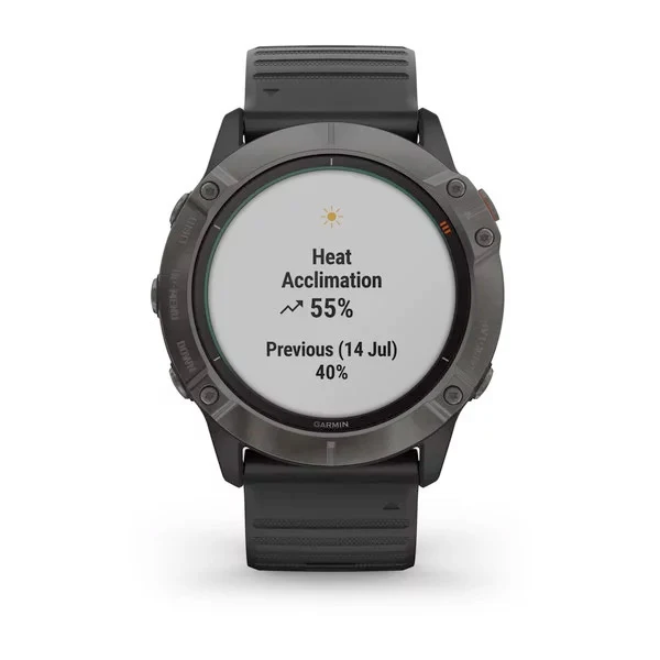 Garmin Fenix 6X Pro Solar 51 mm titaaninen hiilenharmaa, monilajiälykello 010-02157-21 - Image 6