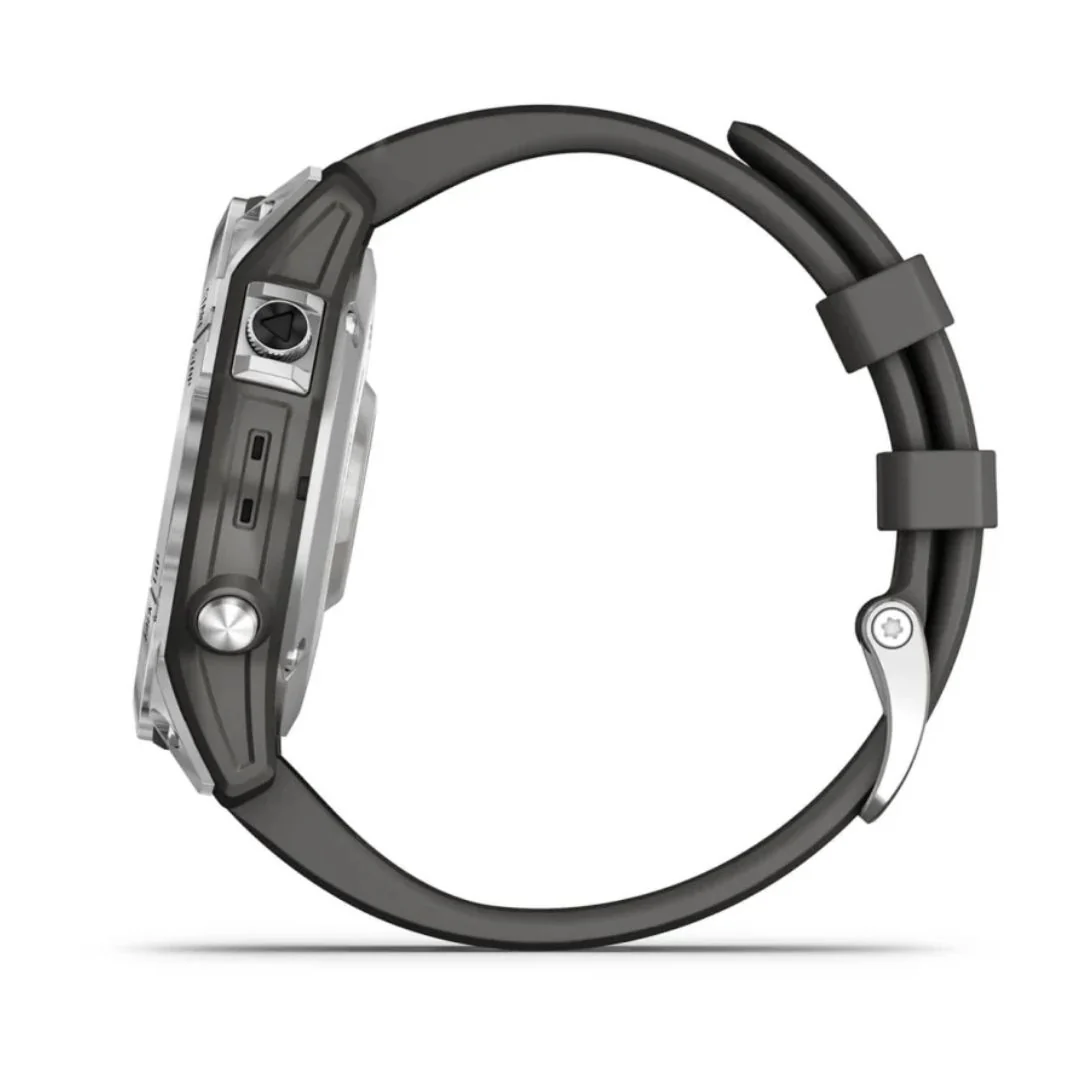 Garmin Fenix 7, hopea ja grafiitinharmaa ranneke, multisport-GPS-älykello 010-02540-01 - Image 5