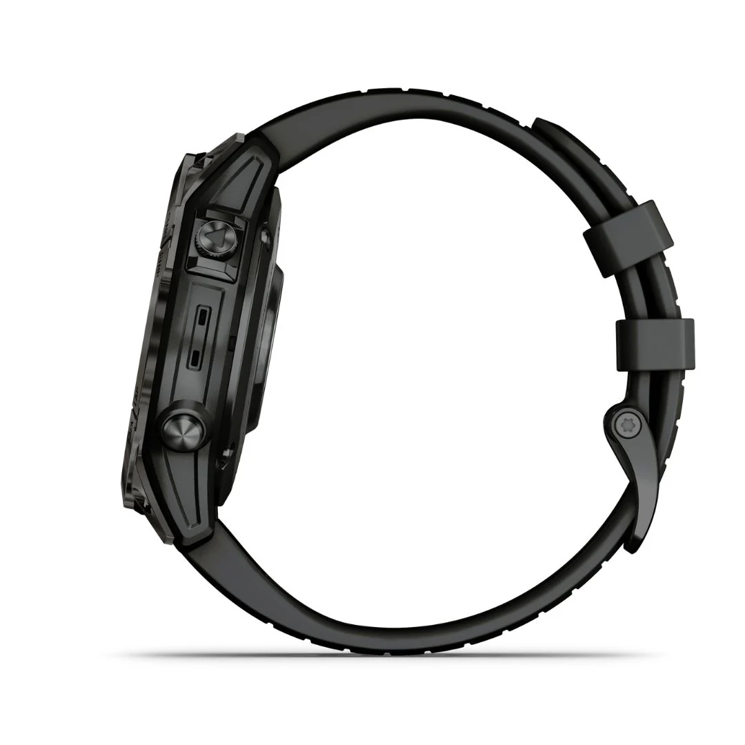 Garmin Fenix 7 Pro Sapphire Solar, hiilenharmaa titaani ja musta ranneke, multisport-GPS-älykello 010-02777-11 - Image 4