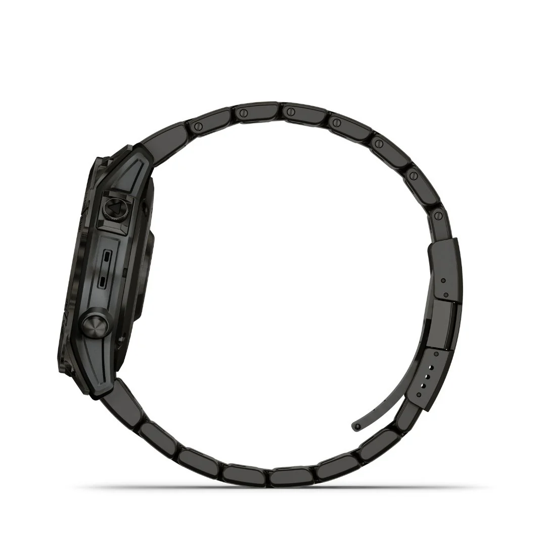 Garmin Fenix 7 Sapphire Solar, DLC-titaani ja titaaniranneke sekä silikoniranneke 010-02540-39 - Image 5