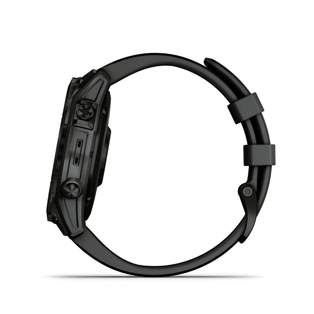 Garmin Fenix 7 Sapphire Solar, musta DLC-titaani ja musta ranneke 010-02540-35 - Image 5