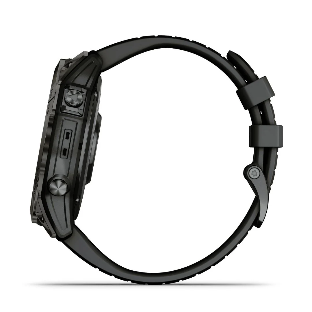 Garmin Fenix 7X Pro Sapphire Solar, hiilenharmaa DLC titaani ja musta ranneke, multisport-GPS-älykello 010-02778-11 - Image 5