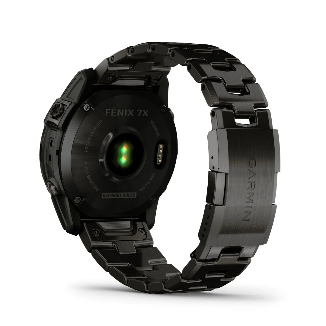Garmin Fenix 7X Sapphire Solar, DLC-titaani ja titaaniranneke sekä silikoniranneke 010-02541-27 - Image 5