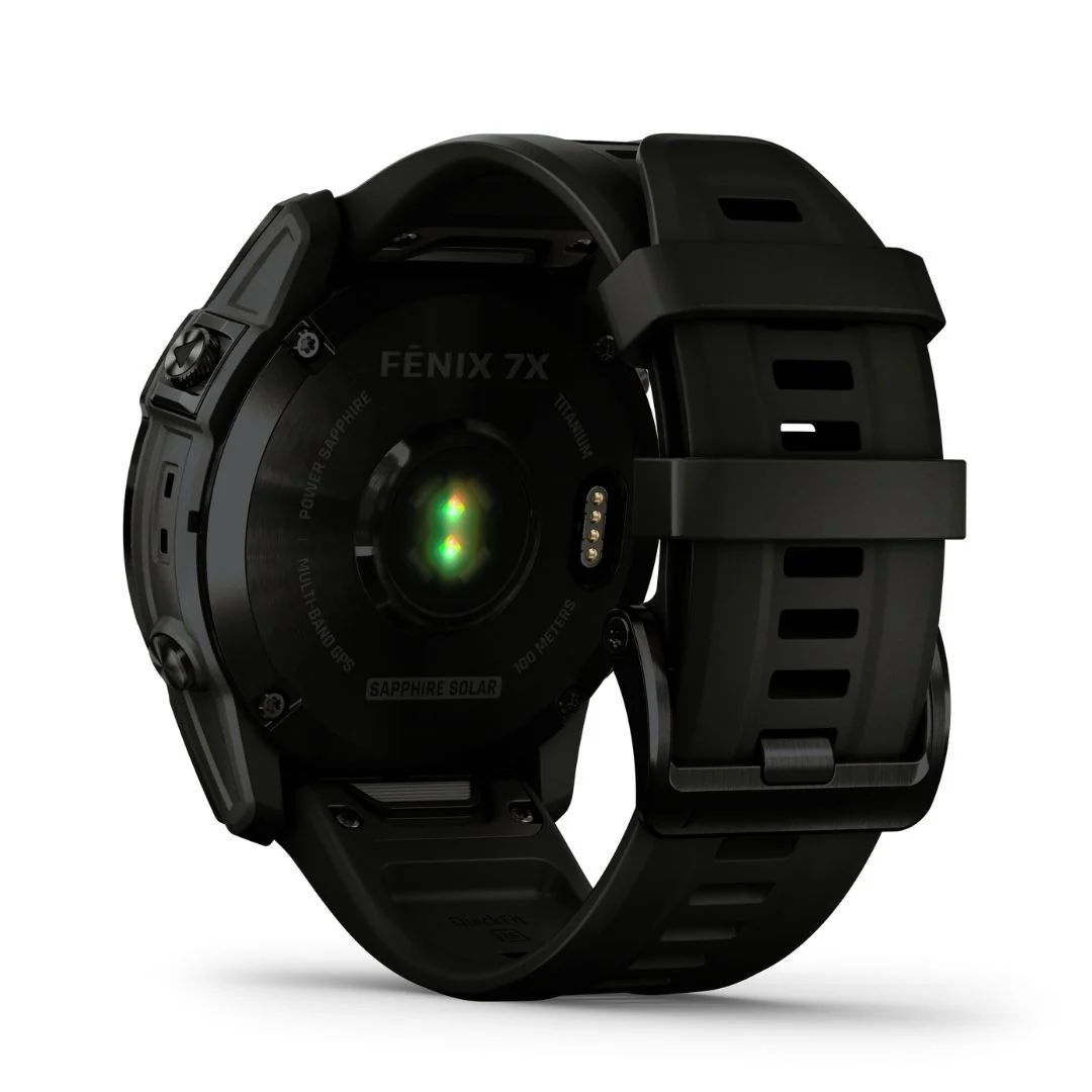 Garmin Fenix 7X Sapphire Solar, musta DLC-titaani ja musta ranneke 010-02541-23 - Image 4