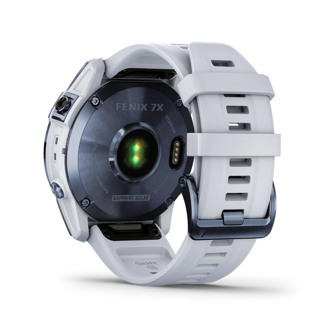 Garmin Fenix 7X Sapphire Solar, vaaleansininen DLC-titaani ja vaaleanharmaa ranneke 010-02541-15 - Image 4