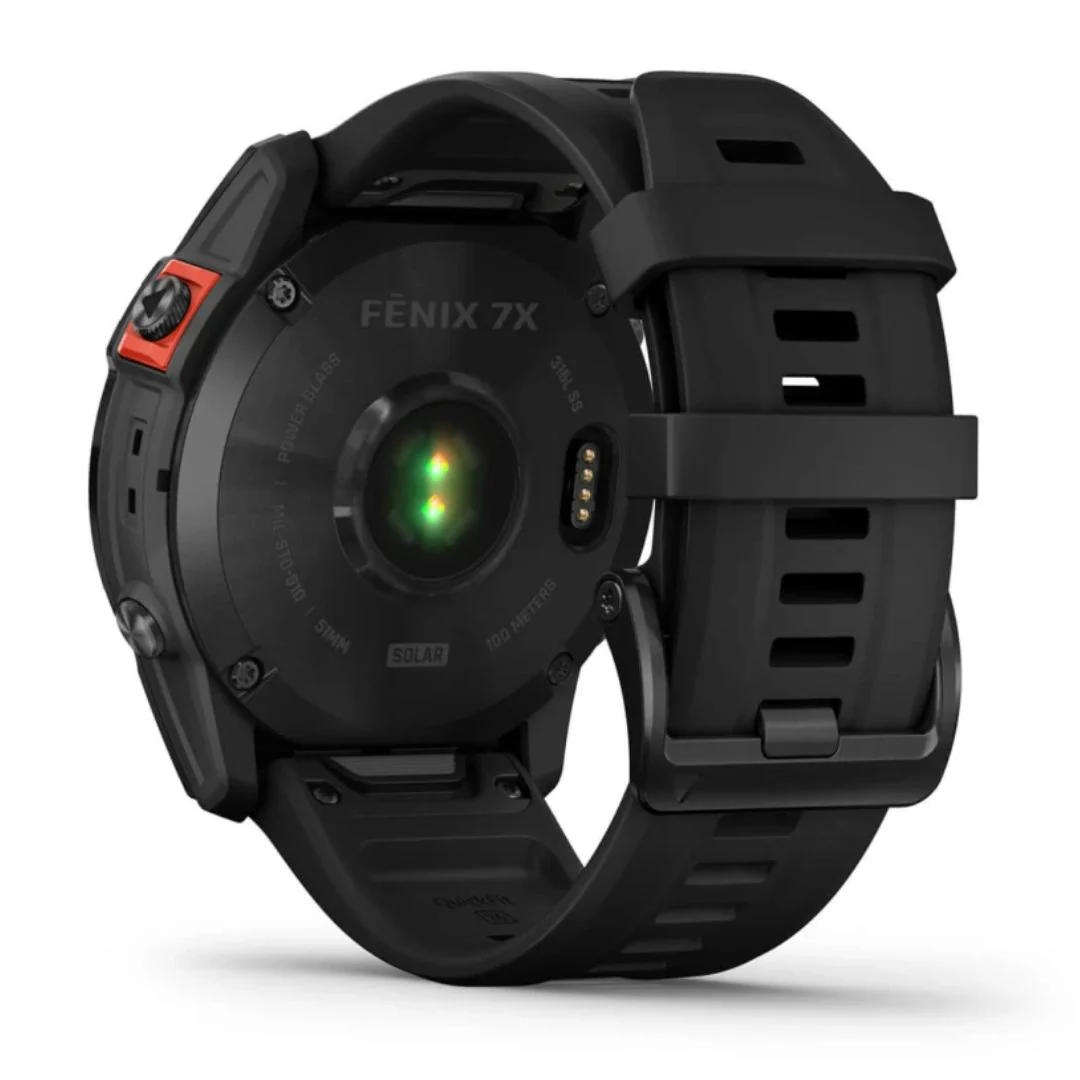 Garmin Fenix 7X Solar, tummanharmaa ja musta ranneke, multisport-GPS-älykello 010-02541-01 - Image 3