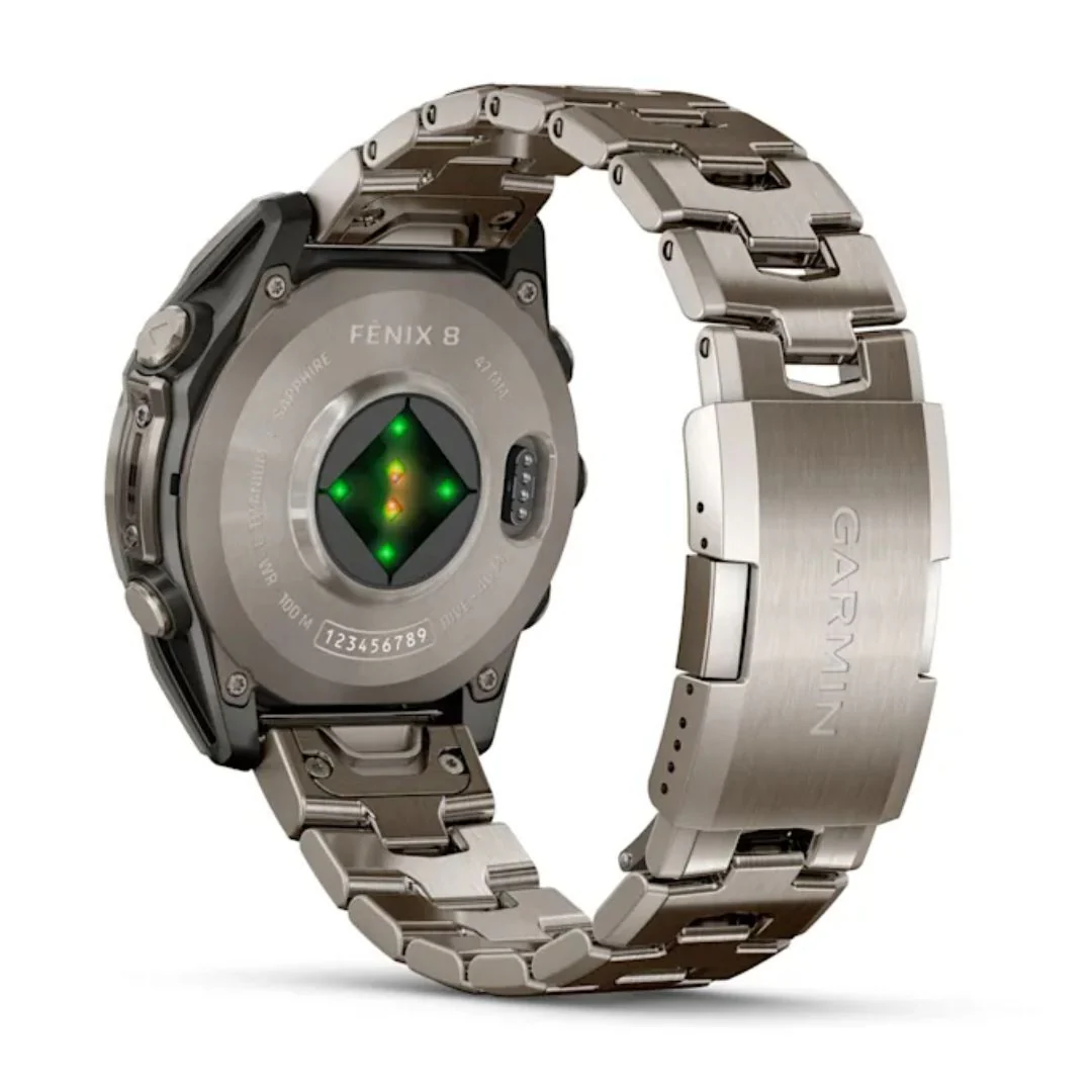 Garmin Fenix 8, 47mm Amoled Sapphire, titaani, älykello 010-02904-40 - Image 5
