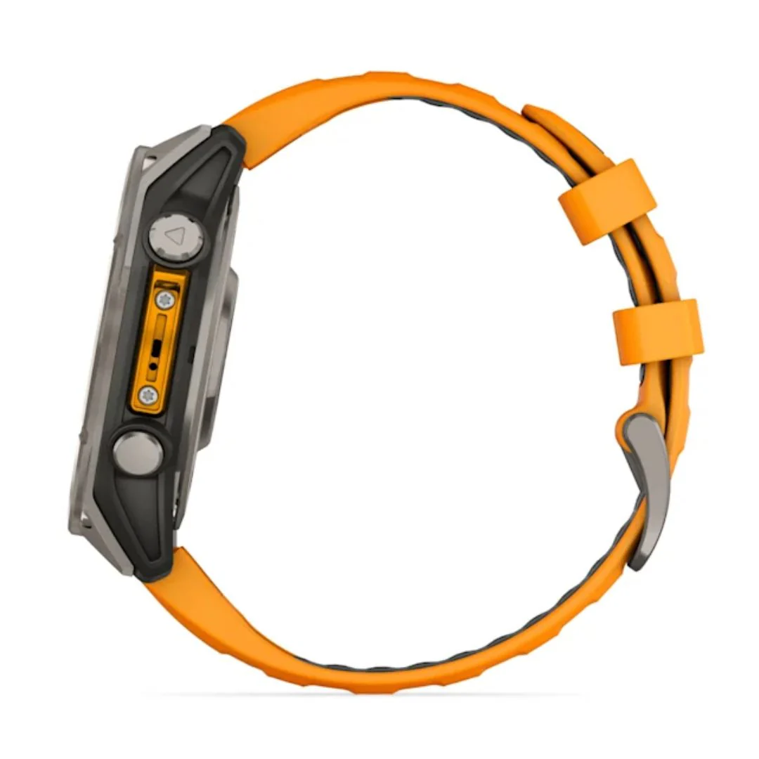 Garmin Fenix 8, 47mm Amoled Sapphire, titaani ja oranssi, älykello 010-02904-11 - Image 5
