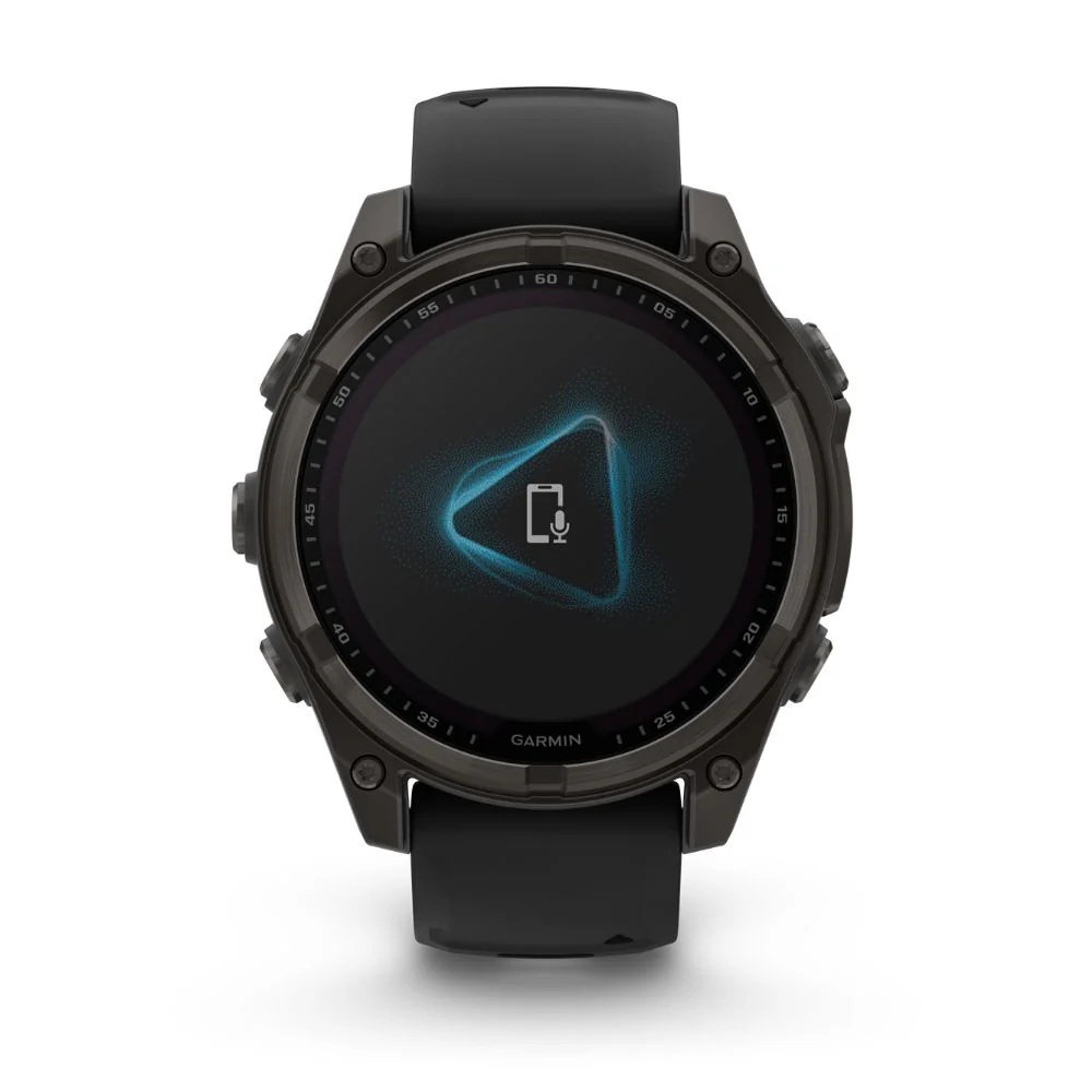 Garmin Fenix 8, 47mm Solar Sapphire, hiilenharmaa DLC-titaani ja musta, älykello 010-02906-11 - Image 2
