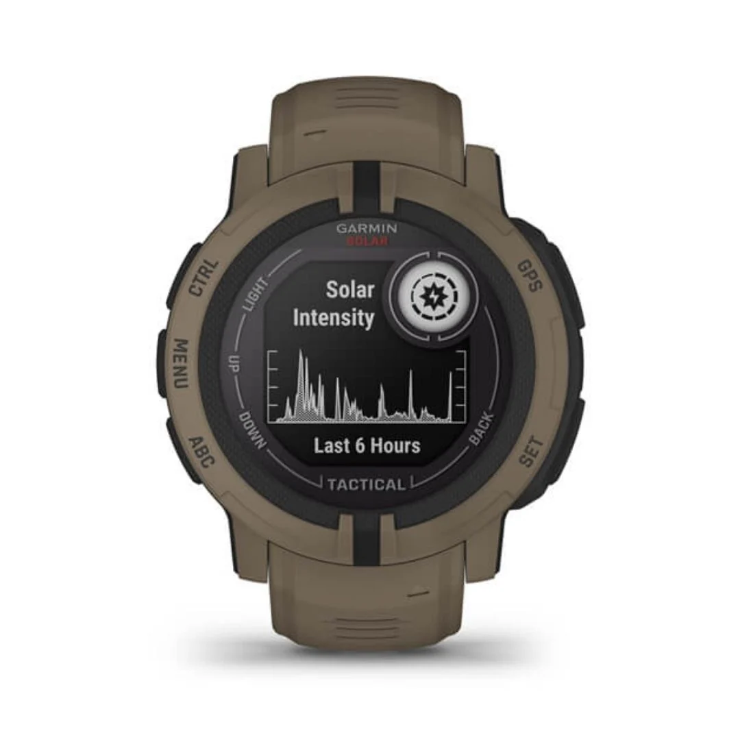 Garmin Instinct 2 Solar Tactical, ruskea, GPS-älykello 010-02627-04 - Image 2