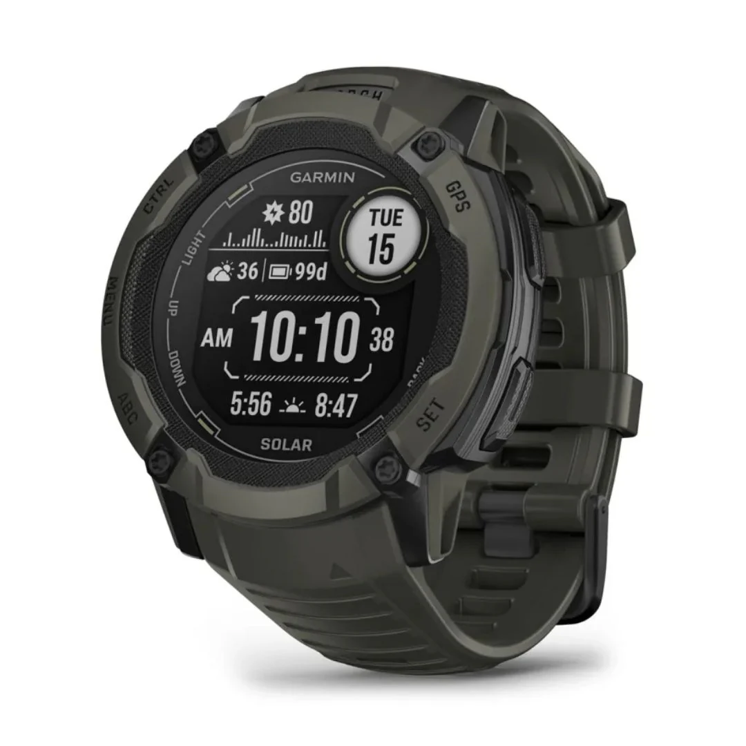 Garmin Instinct 2X Solar, sammaleenvihreä, GPS-älykello 010-02805-05