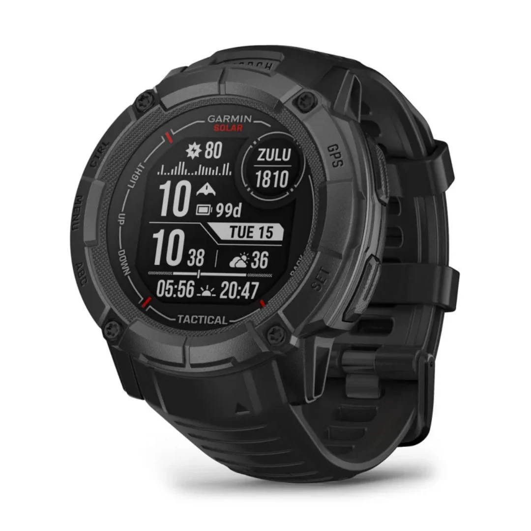 Garmin Instinct 2X Solar, Tactical Edition, musta, GPS-älykello 010-02805-03