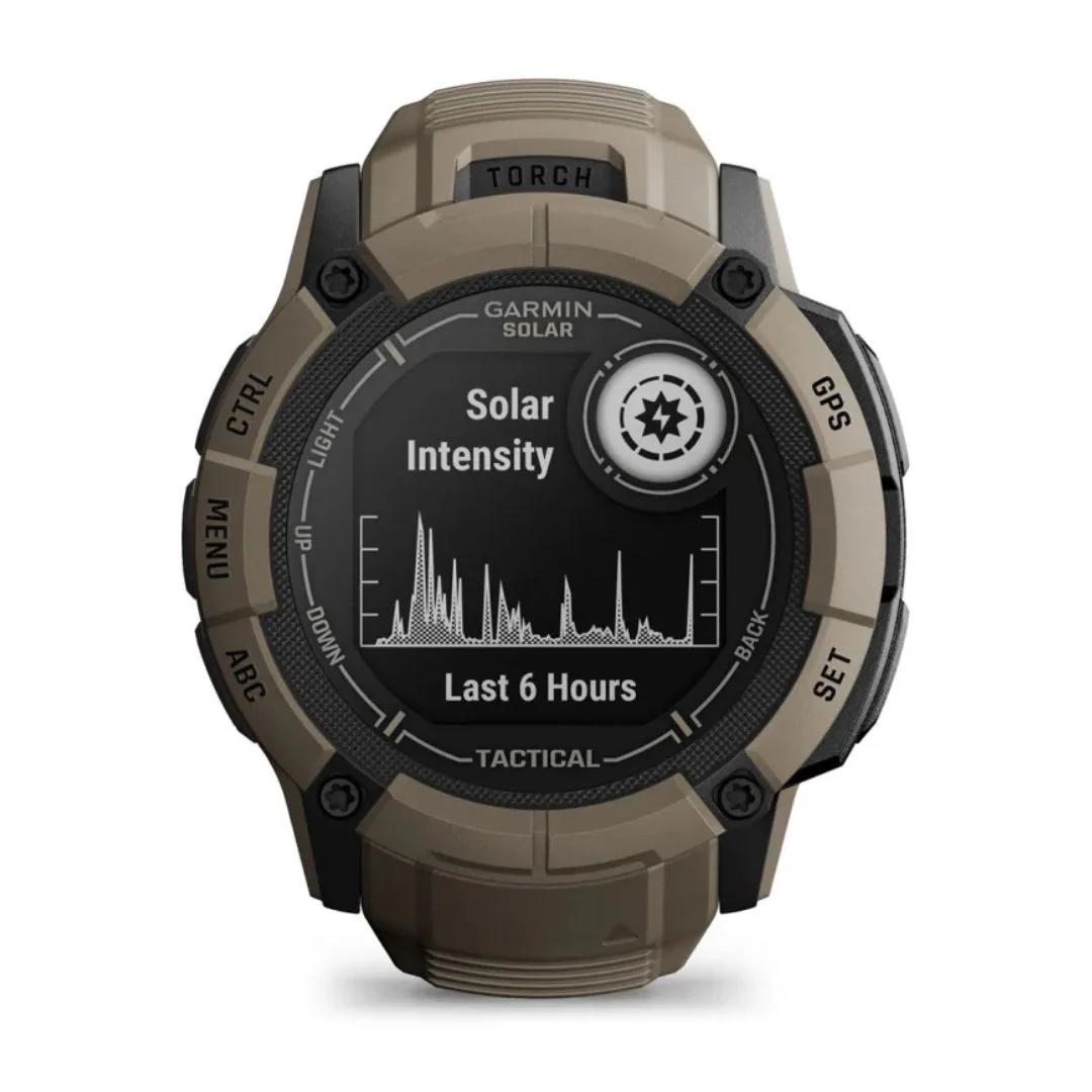 Garmin Instinct 2X Solar, Tactical Edition, ruskea, GPS-älykello 010-02805-02 - Image 2
