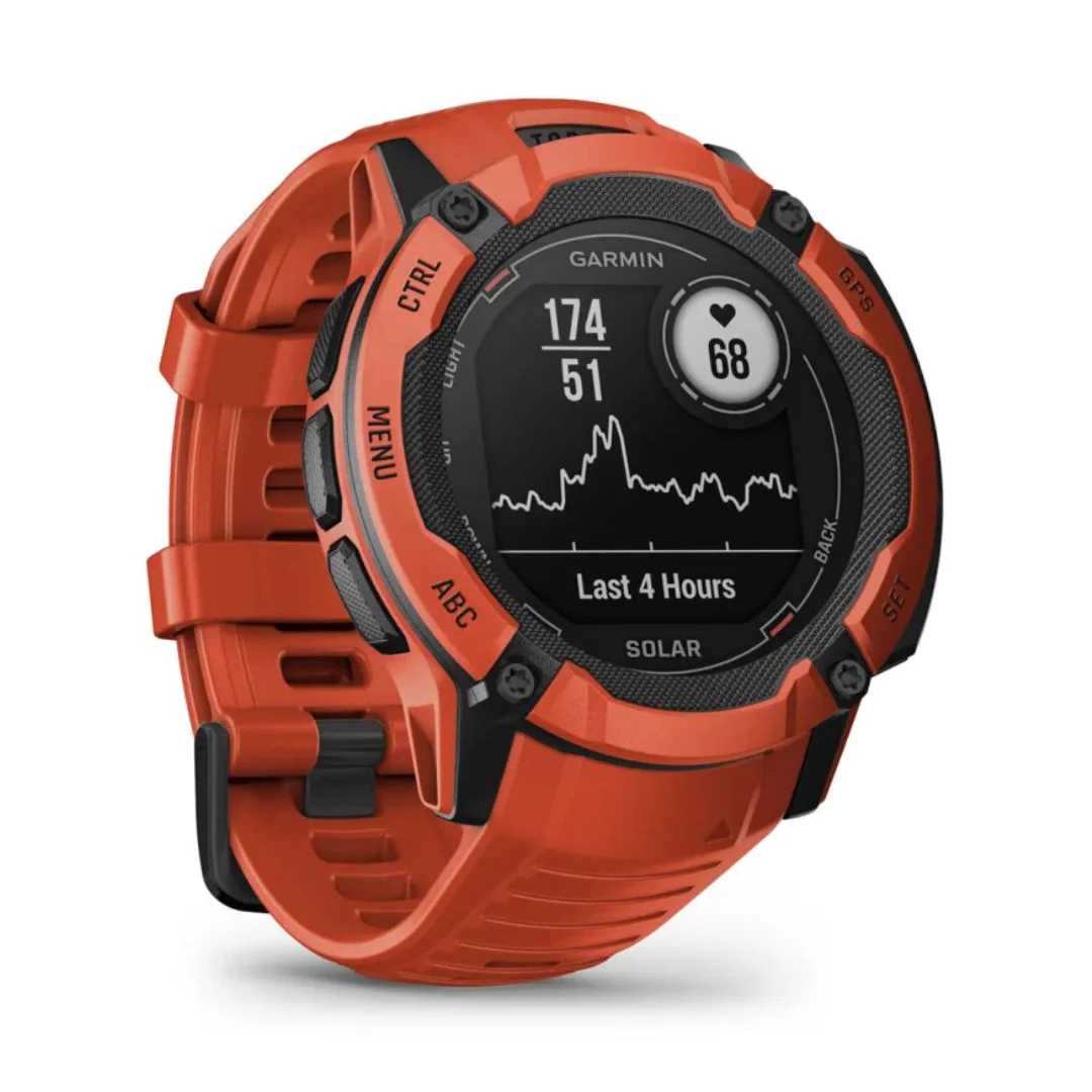 Garmin Instinct 2X Solar, tulenpunainen, GPS-älykello 010-02805-01 - Image 3