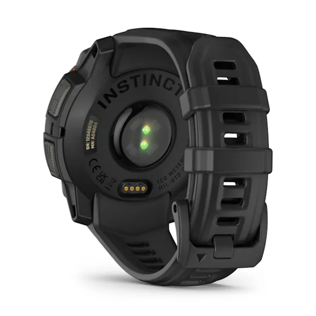Garmin Instinct 3 Solar, 45mm, musta, GPS-älykello 010-02934-00 - Image 4