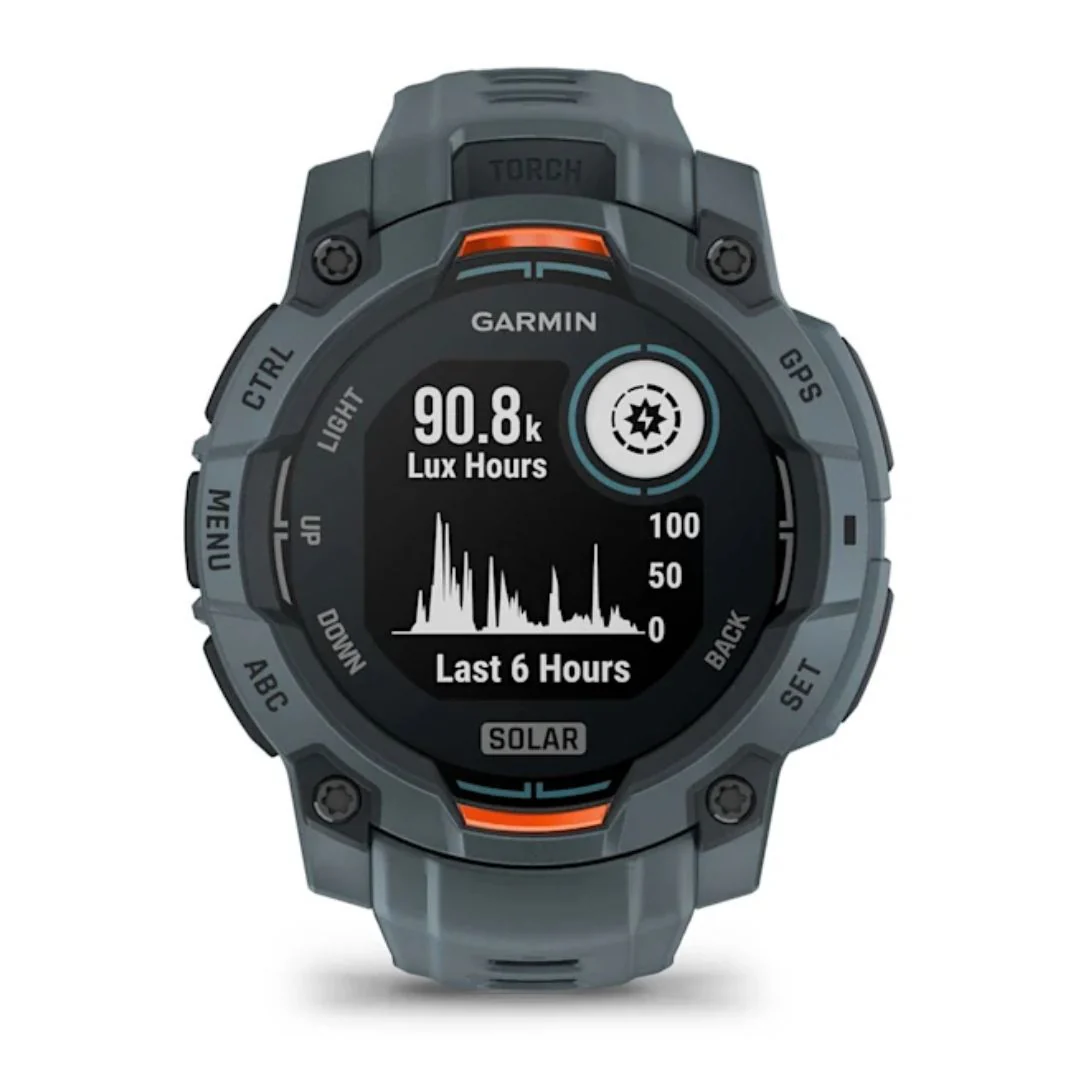 Garmin Instinct 3 Solar, 45mm, siniharmaa, GPS-älykello 010-02934-01 - Image 3