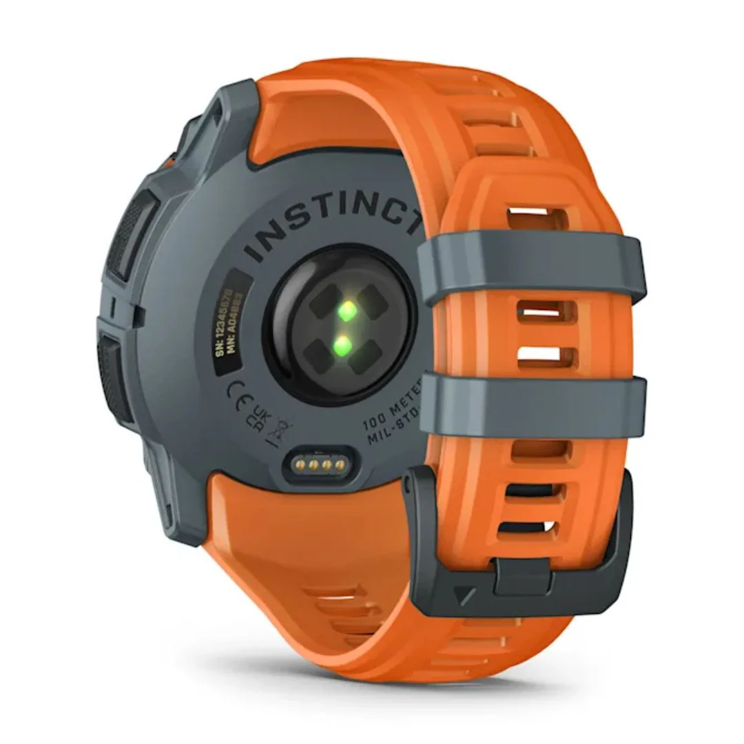 Garmin Instinct 3 Solar, 50mm, siniharmaa ja oranssi, GPS-älykello 010-02935-01 - Image 4