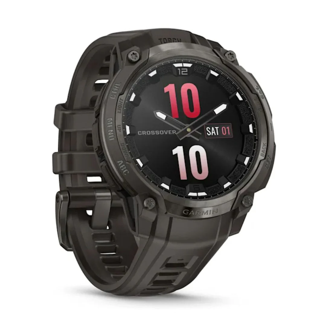 Garmin Instinct Crossover AMOLED, musta, GPS-hybridiälykello 010-03398-00 - Image 3