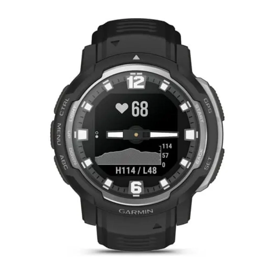 Garmin Instinct Crossover, Black Graphite, GPS-hybridiälykello 010-02730-03 - Image 2